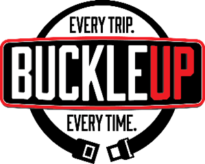 Image that states Buckle Up Every Trip Every Time